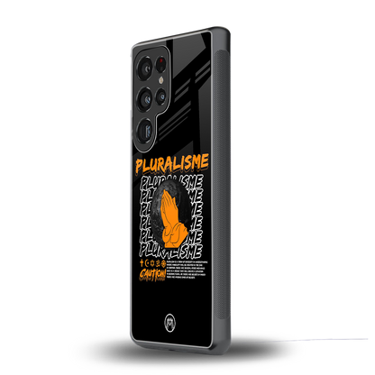 pluralisme back phone cover | glass case for samsung galaxy s25 ultra