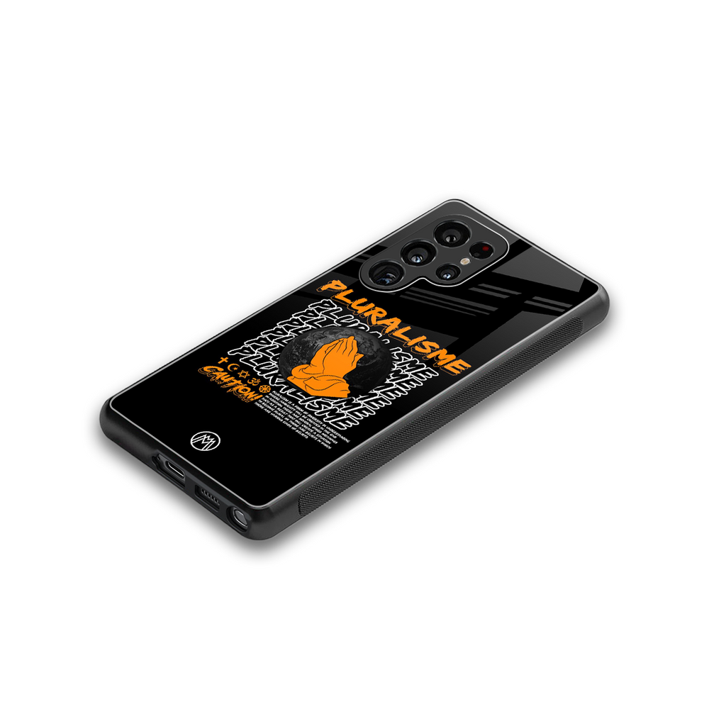 pluralisme back phone cover | glass case for samsung galaxy s25 ultra