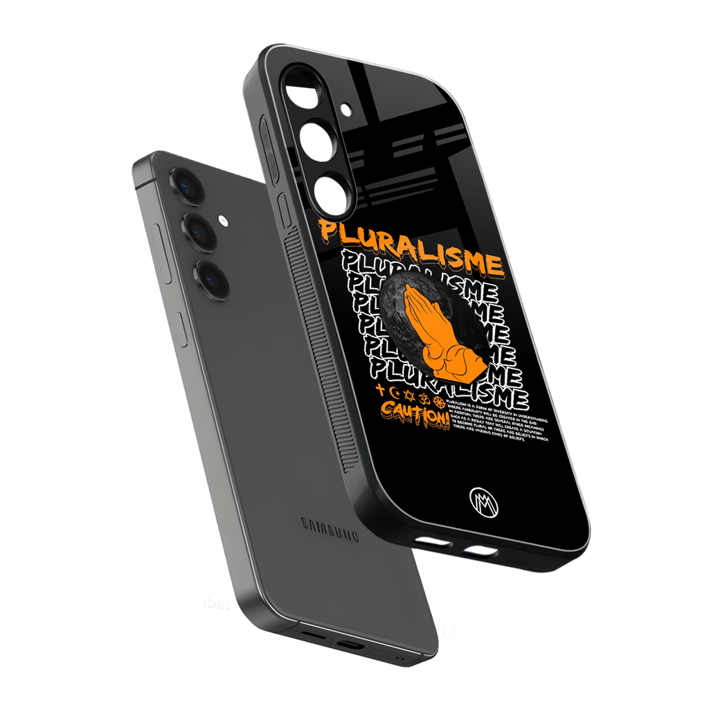 pluralisme back phone cover | glass case for samsung galaxy s24 fe