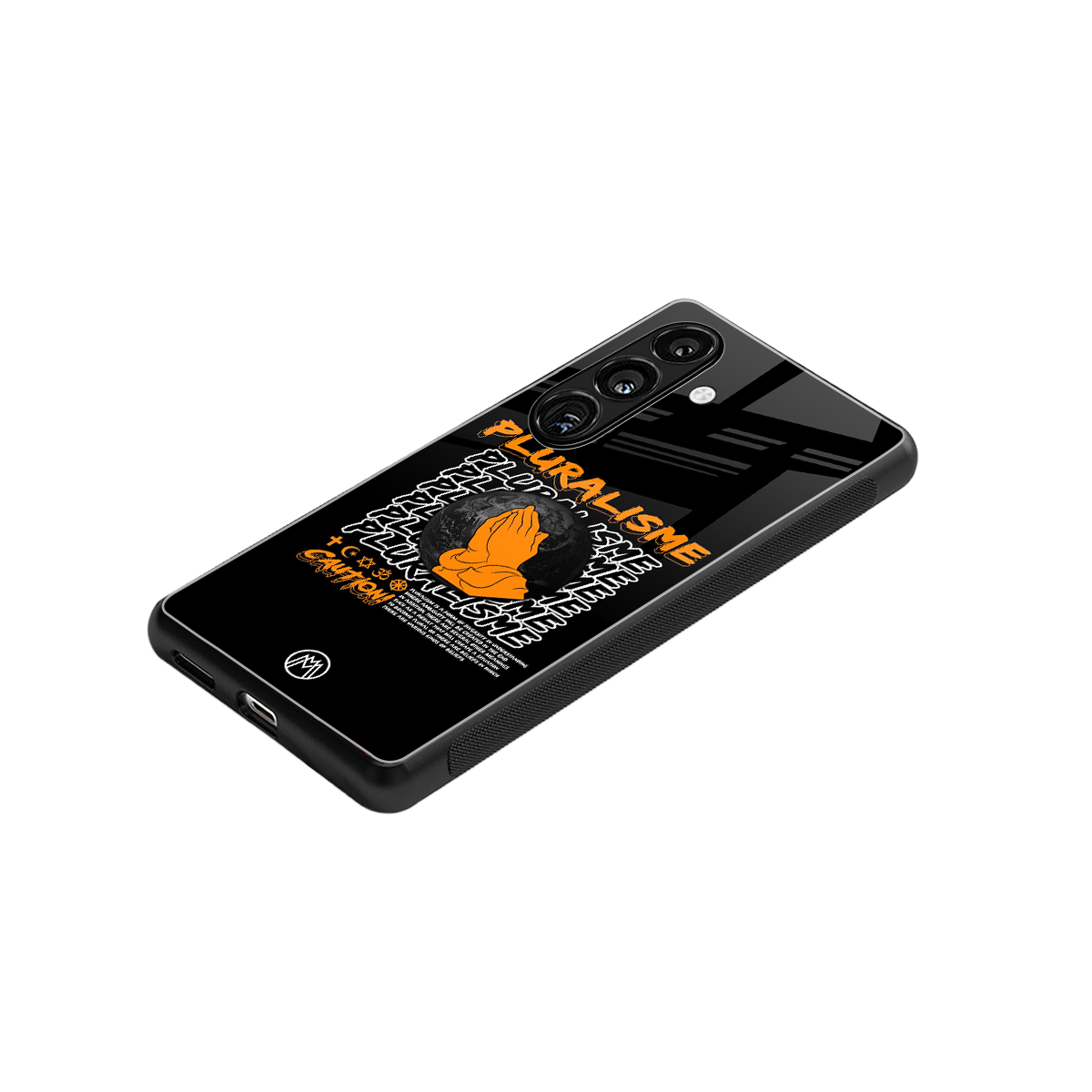 pluralisme back phone cover | glass case for samsung galaxy s24 plus