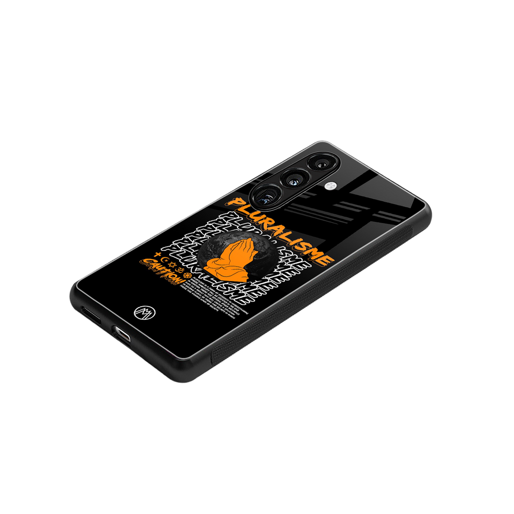 pluralisme back phone cover | glass case for samsung galaxy s24 fe