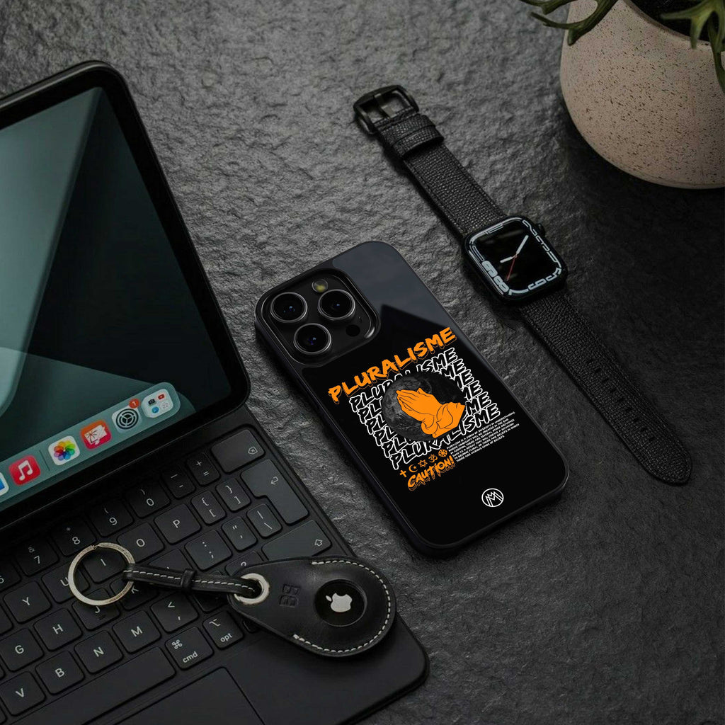 pluralisme back phone cover | glass case for samsung galaxy s24 plus