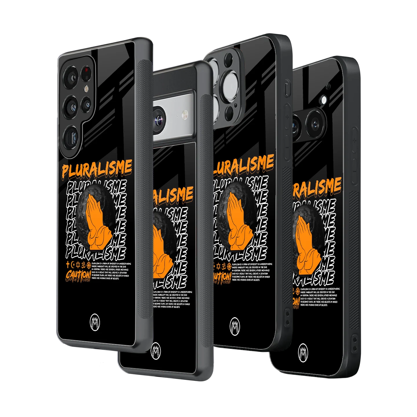 Stylish Glass Back Case for All Smartphones – iPhone, Samsung, OnePlus, Pixel, Redmi, Oppo, Vivo, Motorola