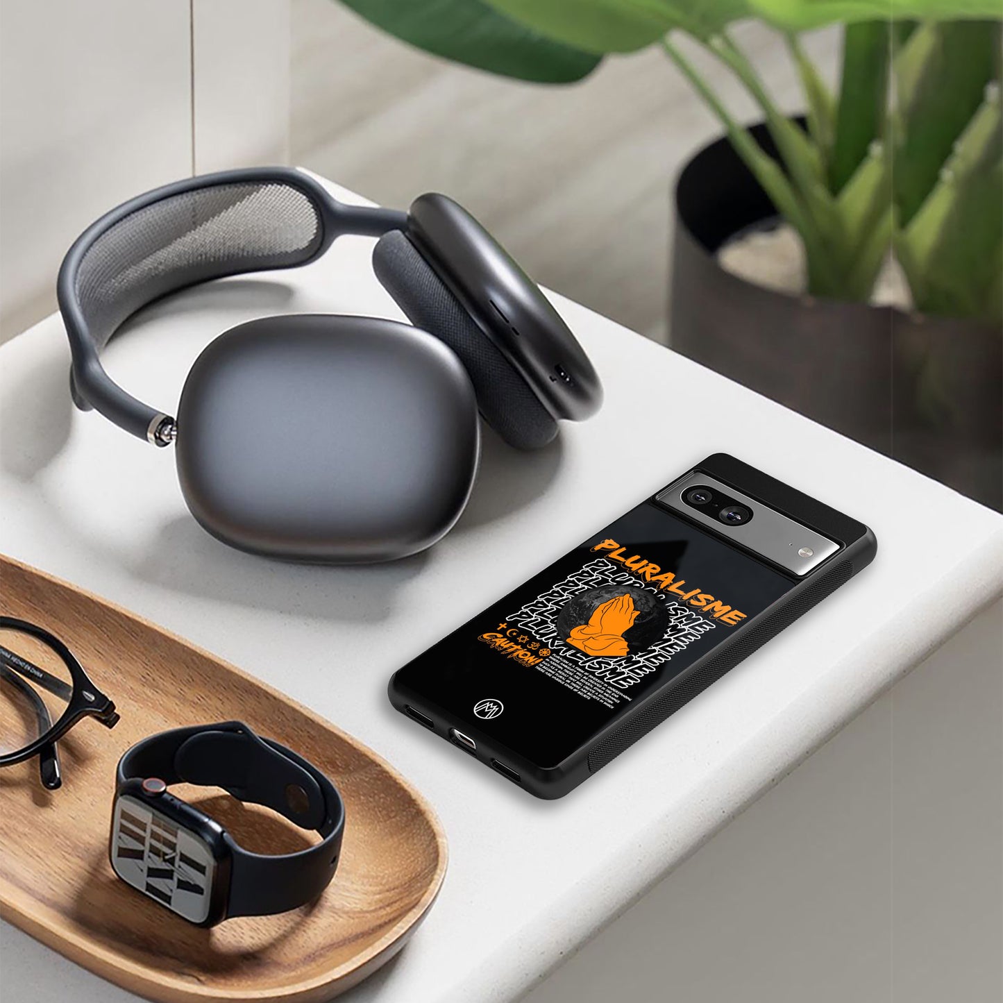 pluralisme back phone cover | glass case for iphone 16