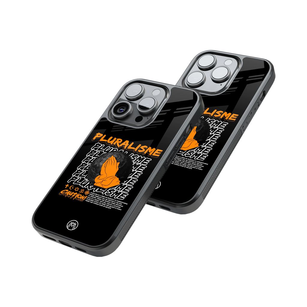 Protective Glass Back Phone Case Compatible with iPhone, Samsung, OnePlus, Pixel & More