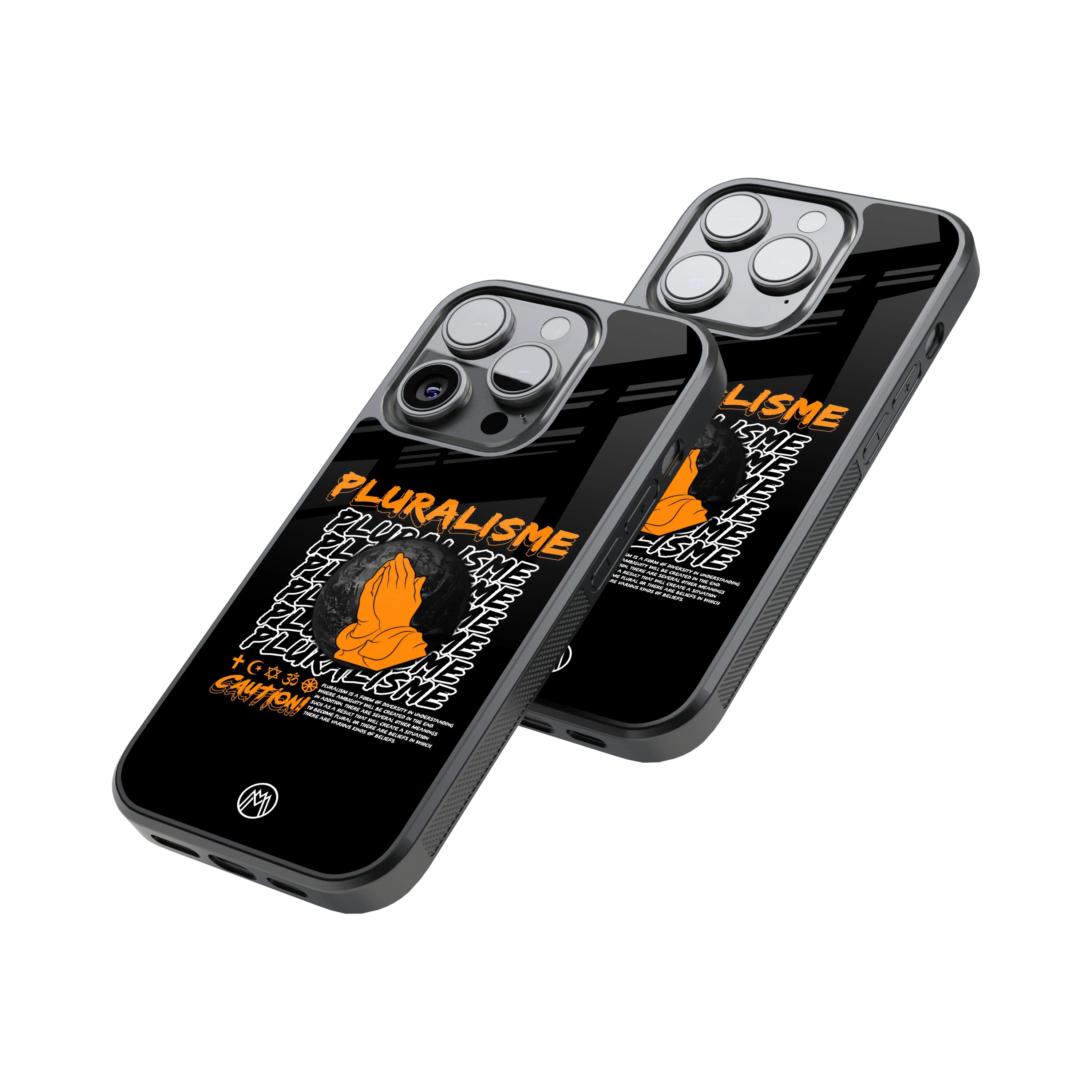 Protective Glass Back Phone Case Compatible with iPhone, Samsung, OnePlus, Pixel & More