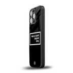 point of view black edition back phone cover | glass case for iphone 13 pro