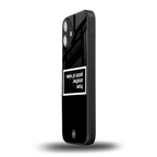 point of view black edition back phone cover | glass case for iphone 16 plus