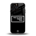 point of view black edition back phone cover | glass case for iphone 16 pro max