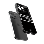 point of view black edition back phone cover | glass case for iphone 16 pro max