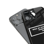 point of view black edition back phone cover | glass case for iphone 13 mini