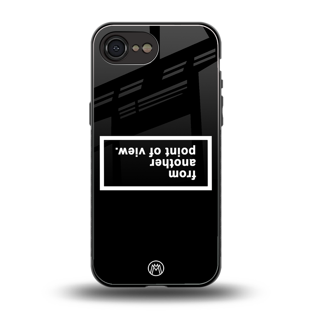 point of view black edition back phone cover | glass case for iphone 16e