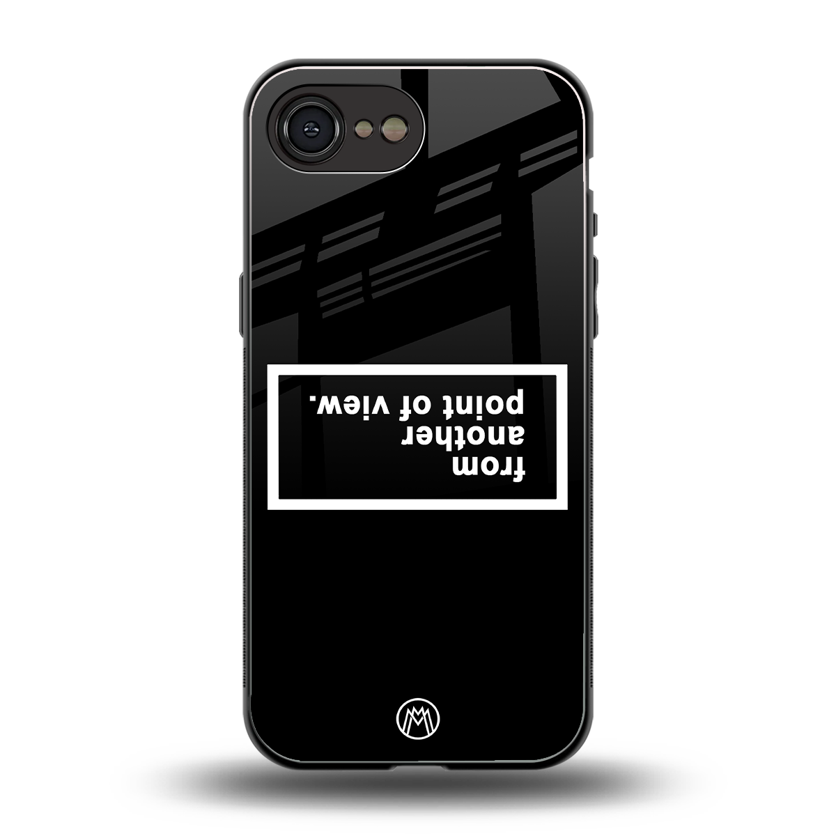 point of view black edition back phone cover | glass case for iphone 16e