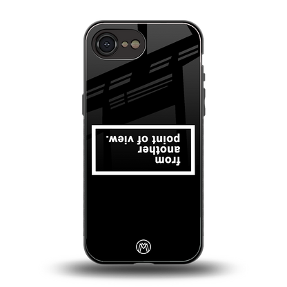 point of view black edition back phone cover | glass case for iphone 16e