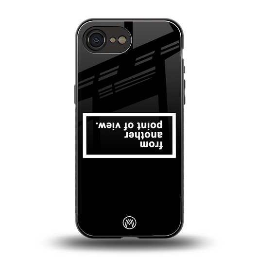 point of view black edition back phone cover | glass case for iphone 16e