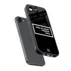 point of view black edition back phone cover | glass case for iphone 16e