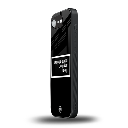 point of view black edition back phone cover | glass case for iphone 16e