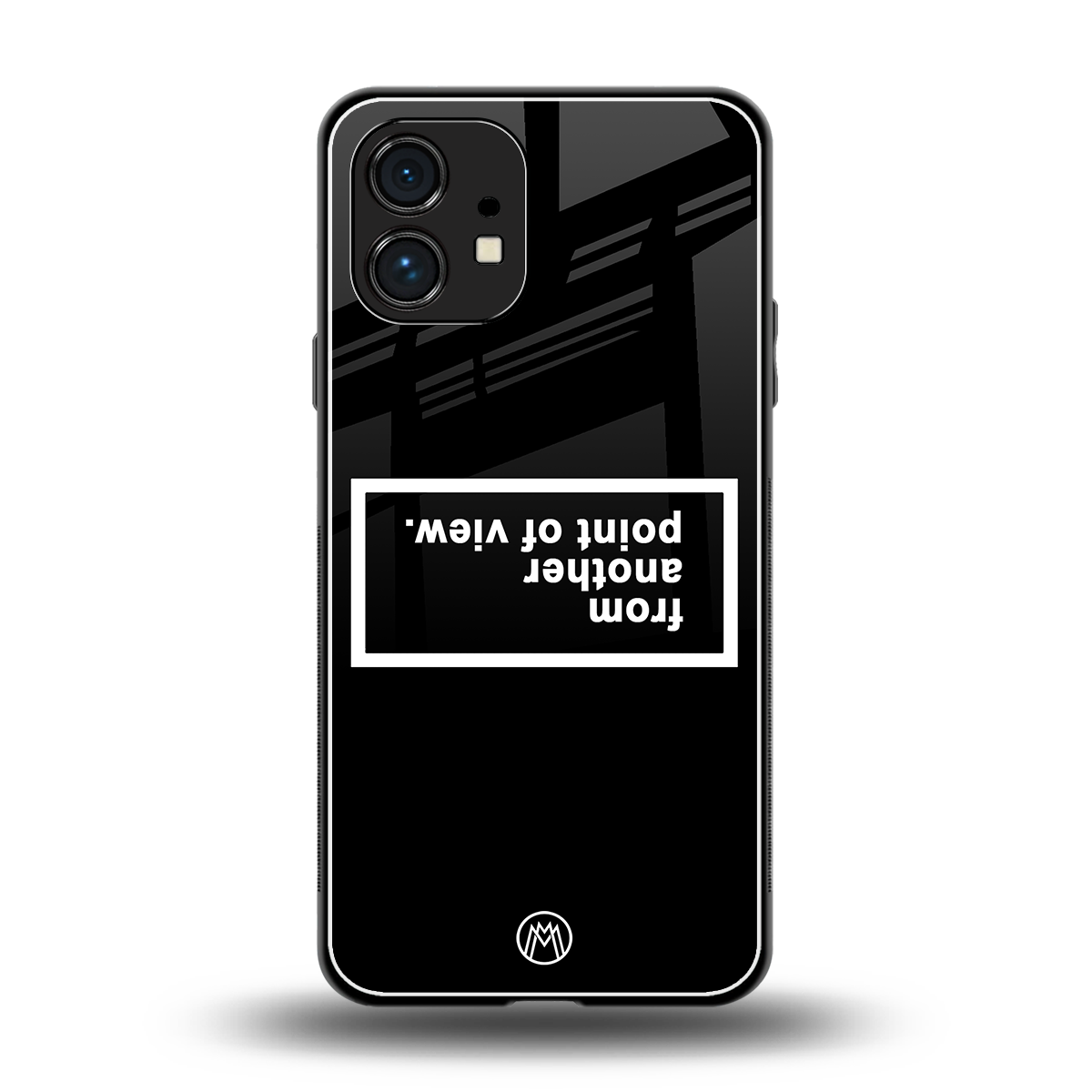 point of view black edition back phone cover | glass case for nothing phone 1