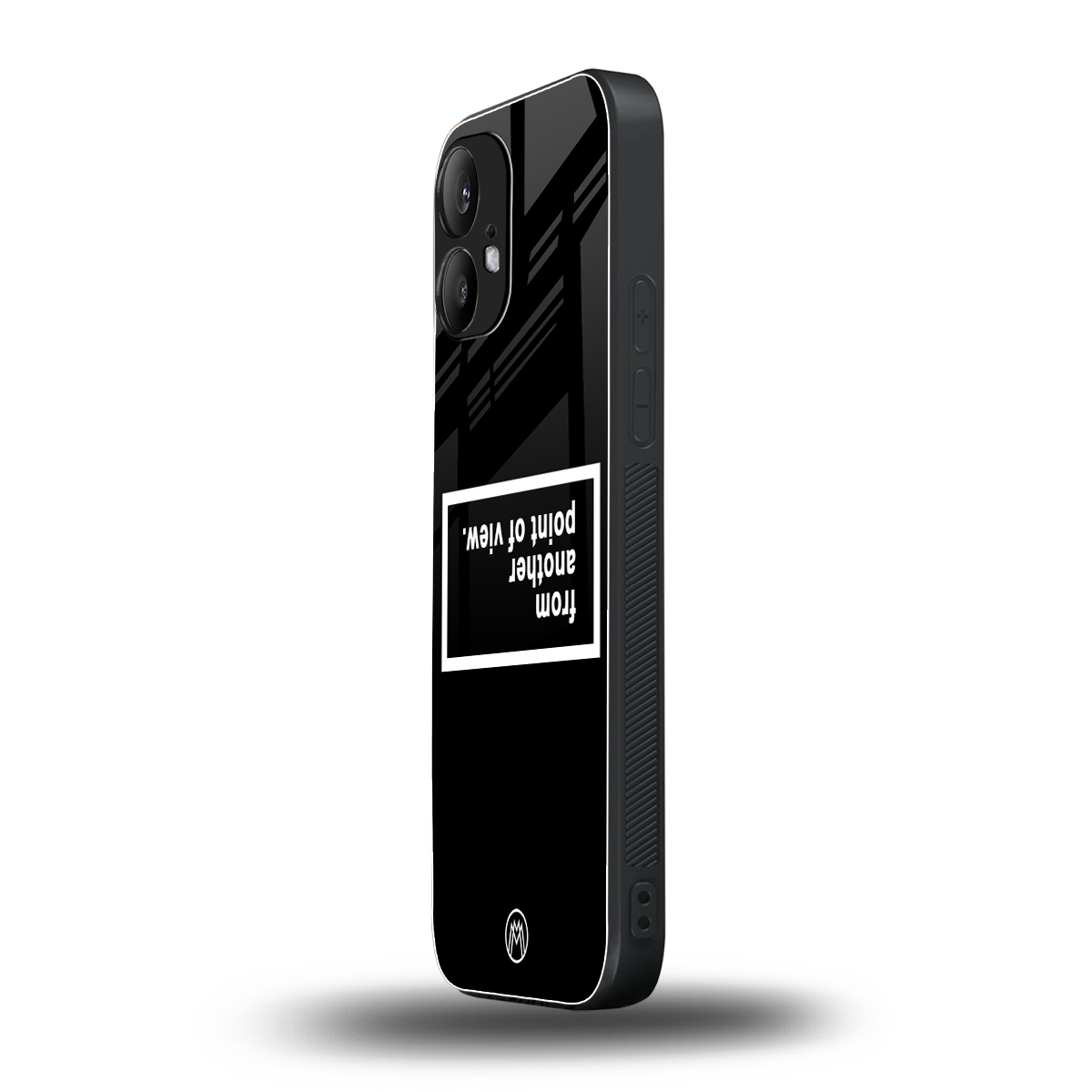 point of view black edition back phone cover | glass case for nothing phone 2