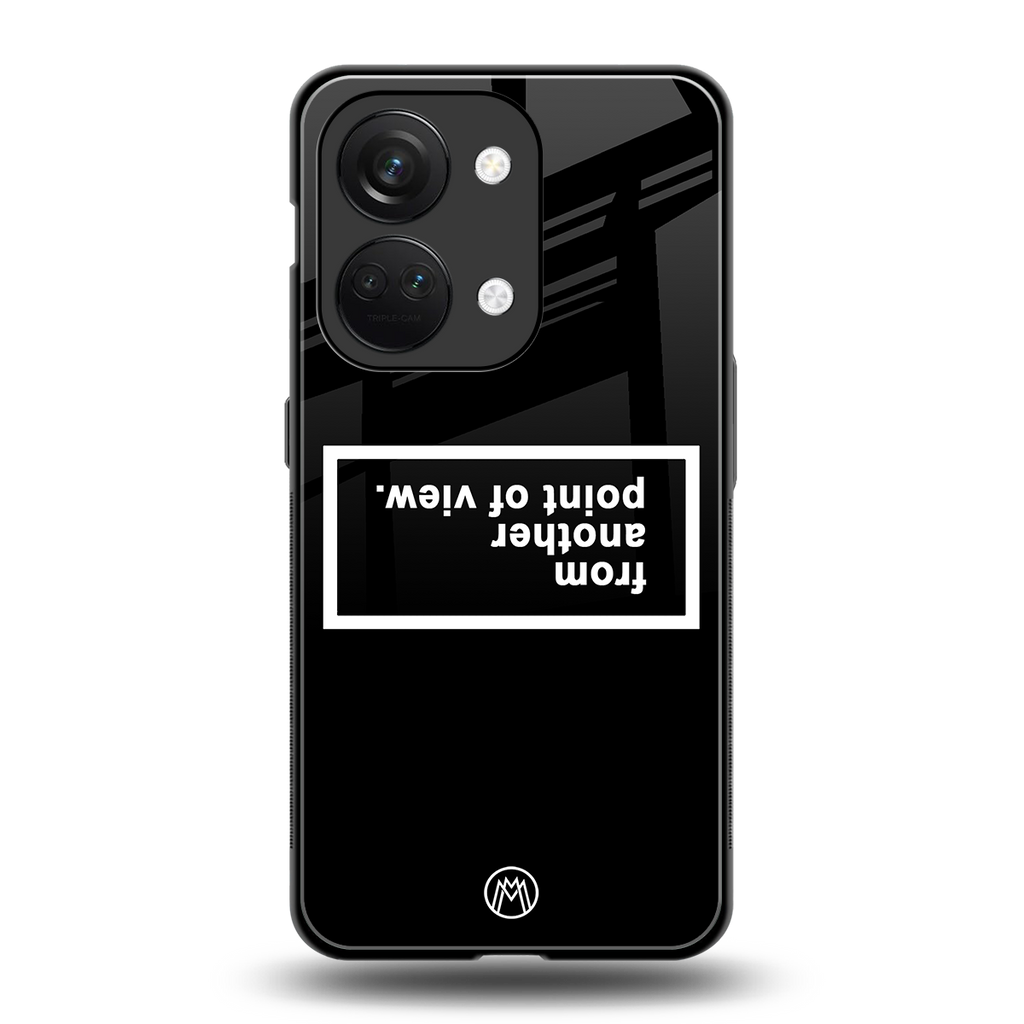 point of view black edition back phone cover | glass case for oneplus nord 3
