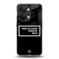 point of view black edition back phone cover | glass case for oneplus nord 3