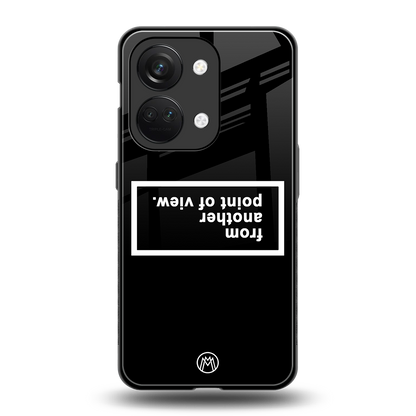 point of view black edition back phone cover | glass case for oneplus nord 3