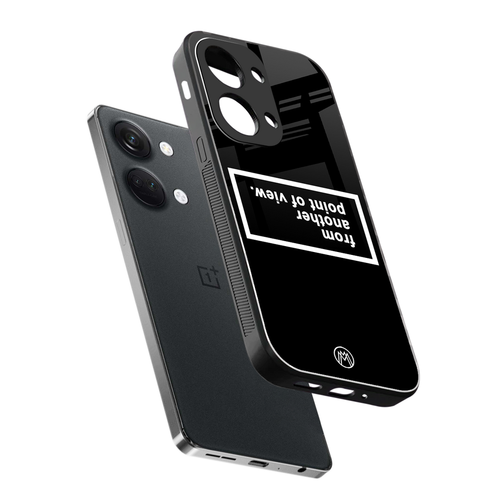 point of view black edition back phone cover | glass case for oneplus nord 3