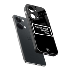 point of view black edition back phone cover | glass case for oneplus nord 3
