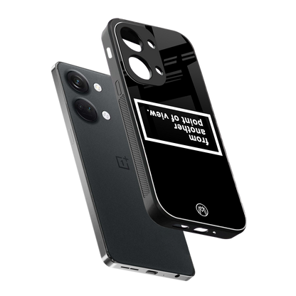 point of view black edition back phone cover | glass case for oneplus nord 3