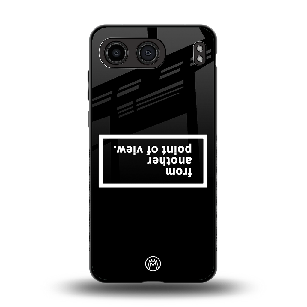 point of view black edition back phone cover | glass case for oneplus nord 4