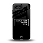 point of view black edition back phone cover | glass case for oneplus nord 4