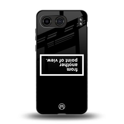 point of view black edition back phone cover | glass case for oneplus nord 4