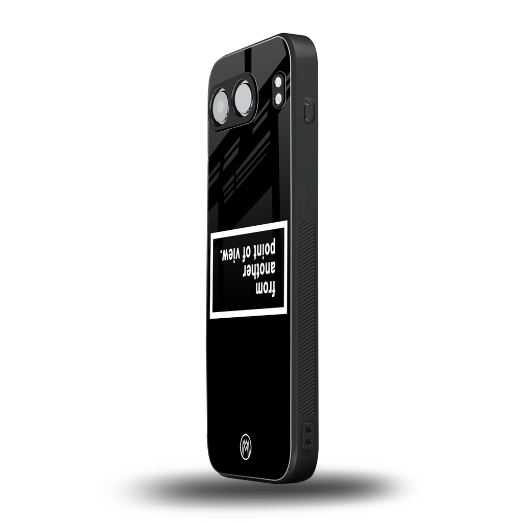 point of view black edition back phone cover | glass case for oneplus nord 4