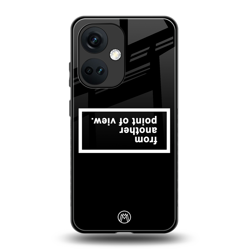 point of view black edition back phone cover | glass case for oneplus nord ce 3
