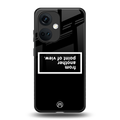point of view black edition back phone cover | glass case for oneplus nord ce 3
