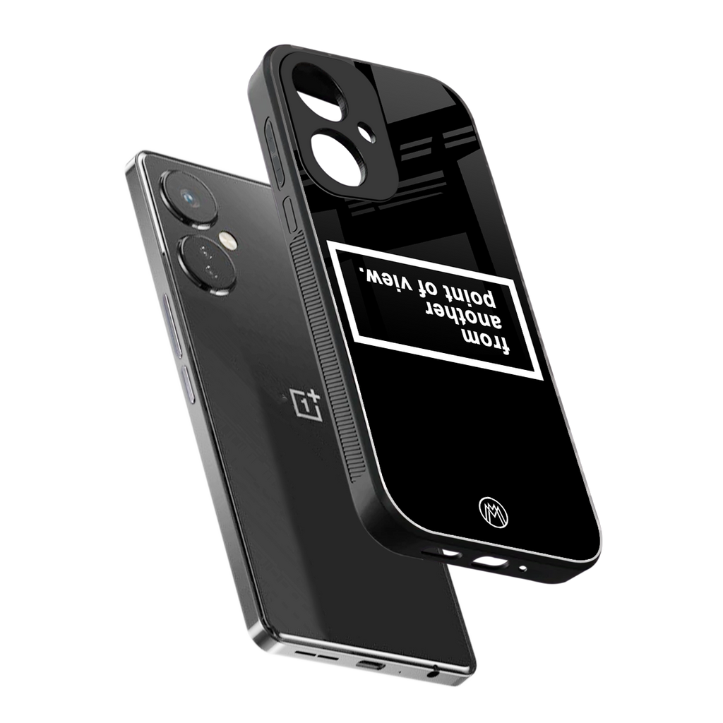 point of view black edition back phone cover | glass case for oneplus nord ce 3