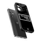 point of view black edition back phone cover | glass case for oneplus nord ce 3