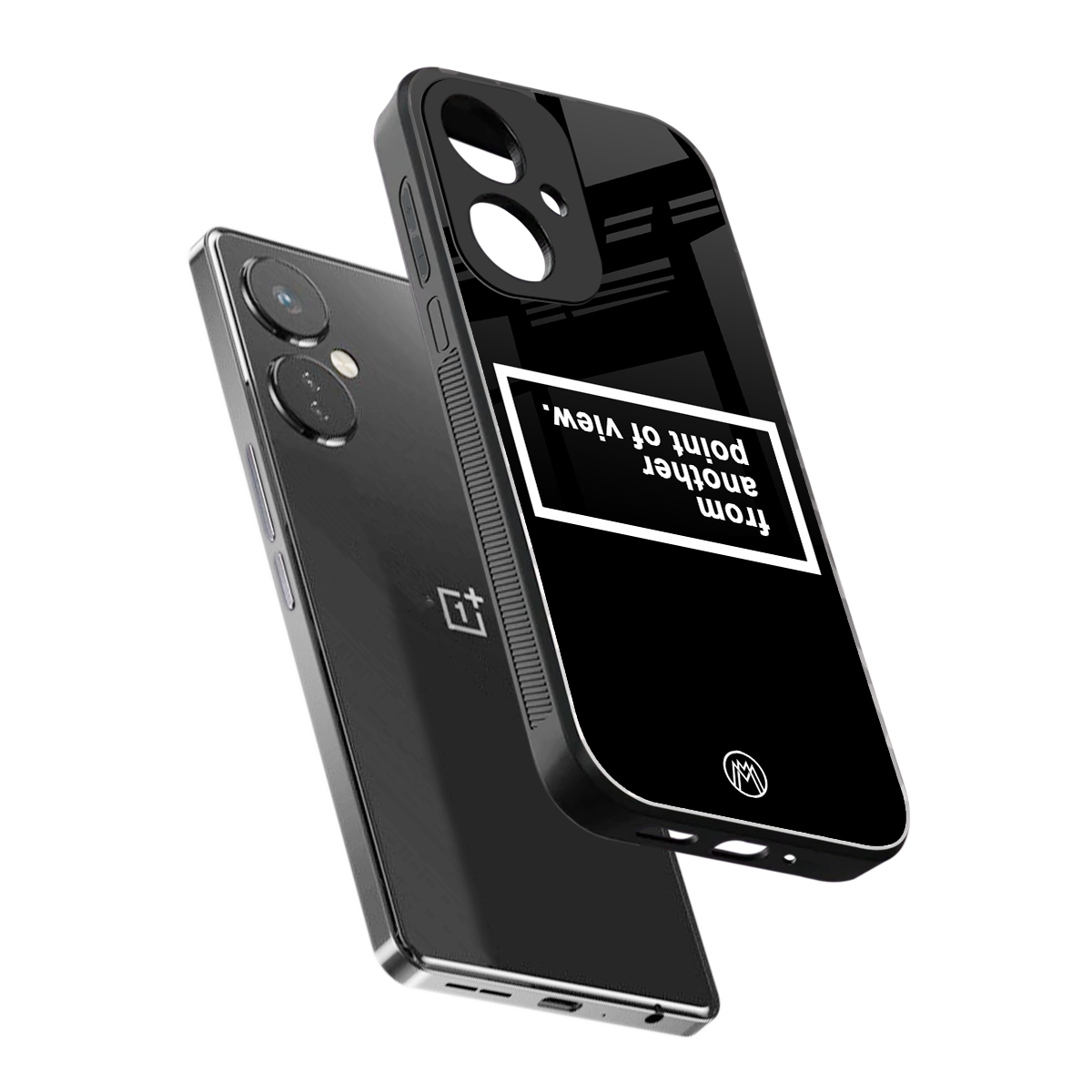 point of view black edition back phone cover | glass case for oneplus nord ce 3