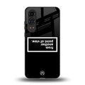 point of view black edition back phone cover | glass case for oneplus nord ce 4 lite