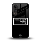 point of view black edition back phone cover | glass case for oneplus nord ce 4 lite