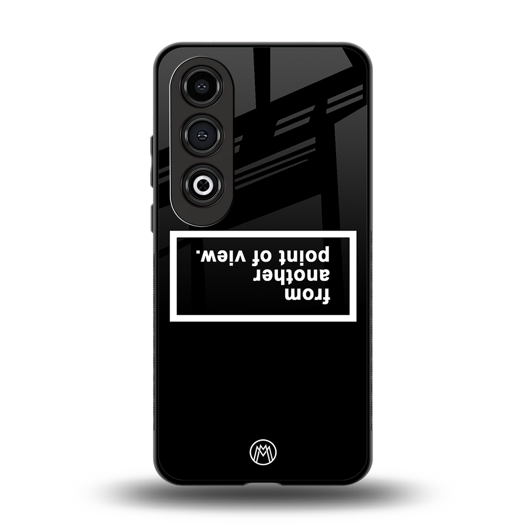 point of view black edition back phone cover | glass case for oneplus nord ce 4