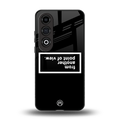 point of view black edition back phone cover | glass case for oneplus nord ce 4