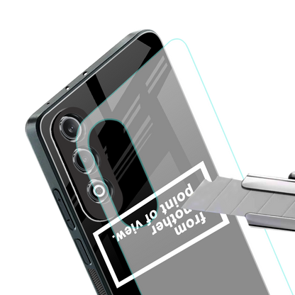 point of view black edition back phone cover | glass case for oneplus nord ce 4