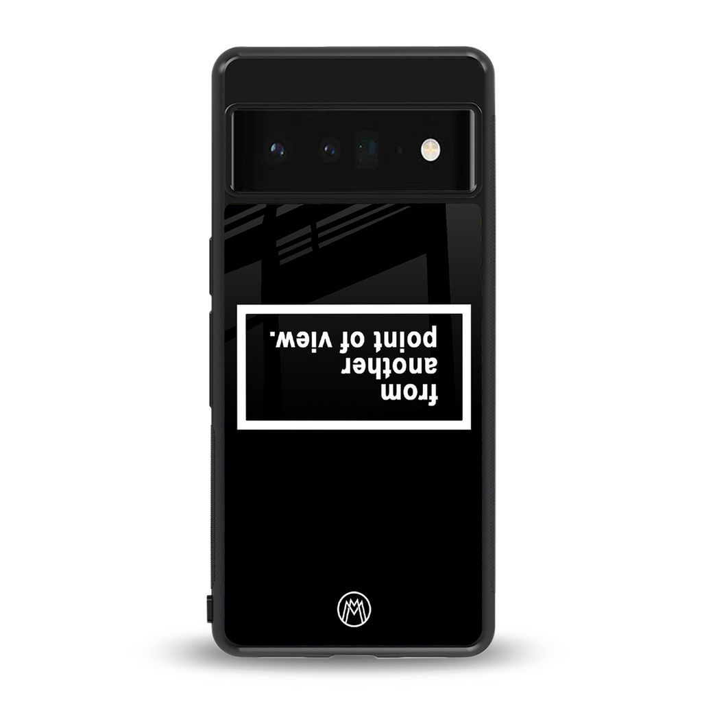 point of view black edition back phone cover | glass case for google pixel 6 pro