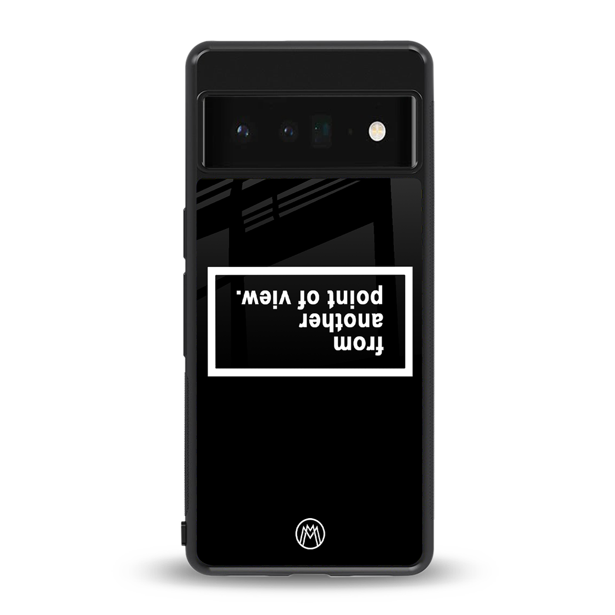 point of view black edition back phone cover | glass case for google pixel 6 pro