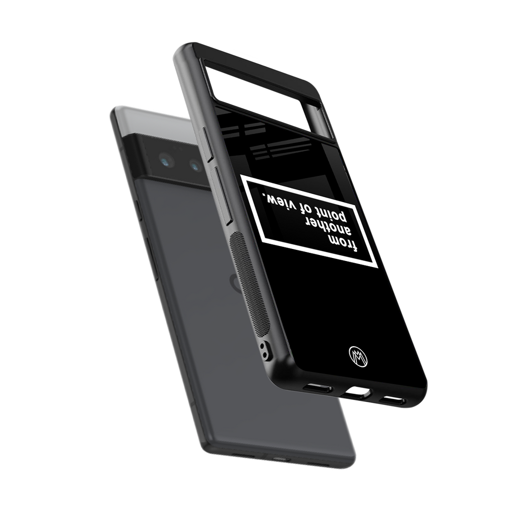 point of view black edition back phone cover | glass case for google pixel 6 pro