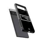 point of view black edition back phone cover | glass case for google pixel 6 pro