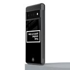 point of view black edition back phone cover | glass case for google pixel 6 pro