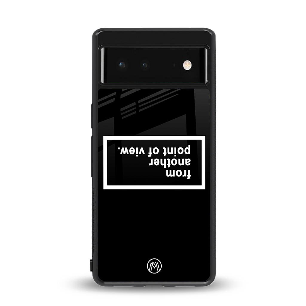 point of view black edition back phone cover | glass case for google pixel 6