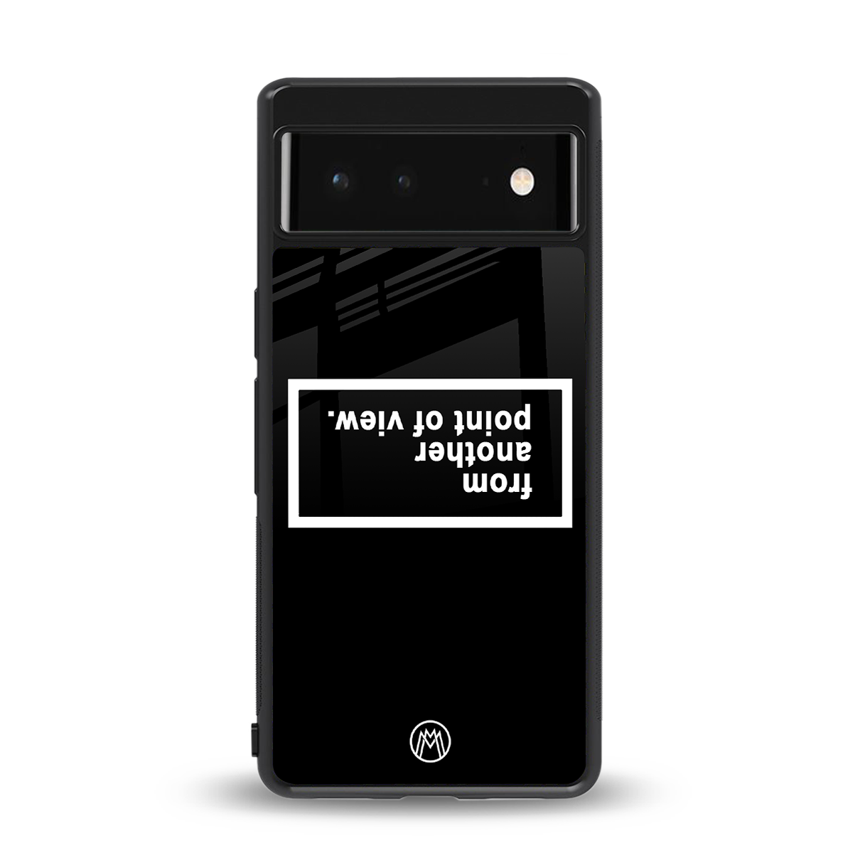 point of view black edition back phone cover | glass case for google pixel 6